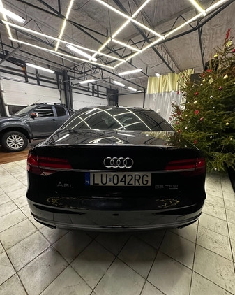 Audi A8 cena 124900 przebieg: 155000, rok produkcji 2015 z Lublin małe 326